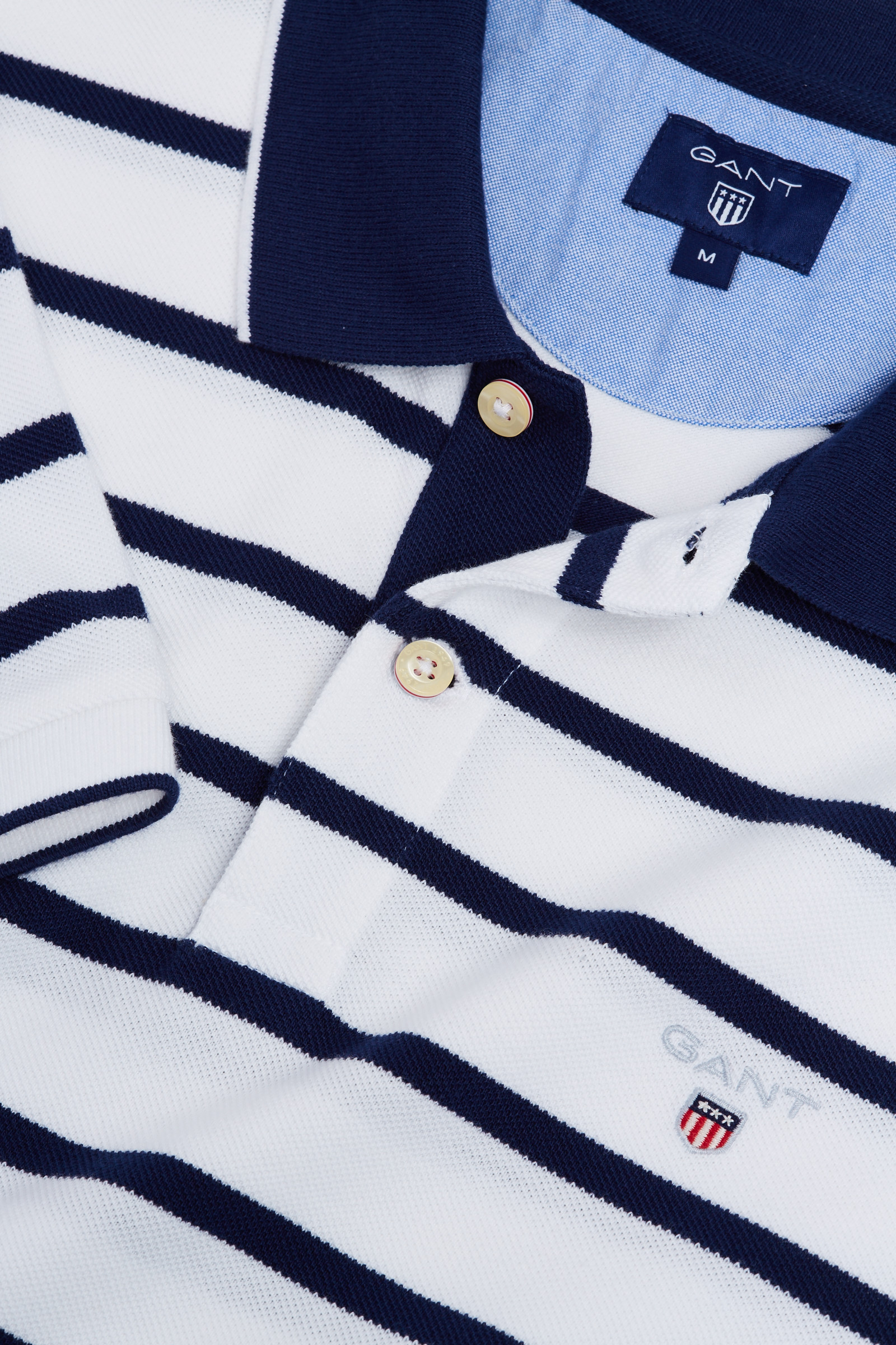 gant breton stripe rugby shirt